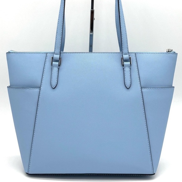 Michael Kors Large Charlotte TZ Tote Bag Light Sky Blue - Picture 5 of 12